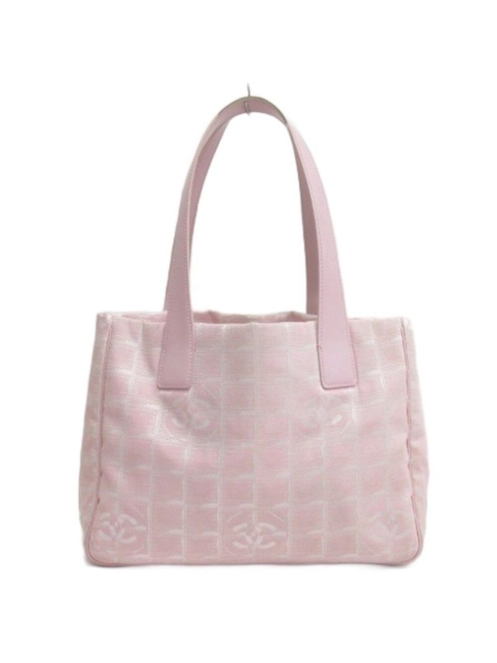 Chanel CC Logo New Travel Tote Shoulder Pink